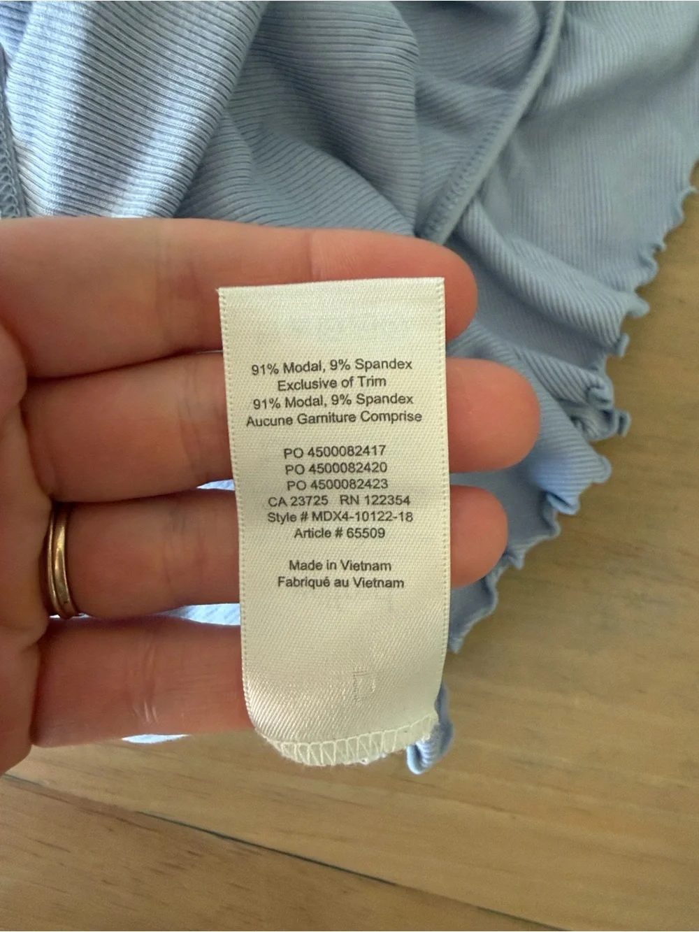 Wilfred (Aritzia) Ribbed Ruffle Bodysuit – Lilac
Size XS - Picture 5 of 6